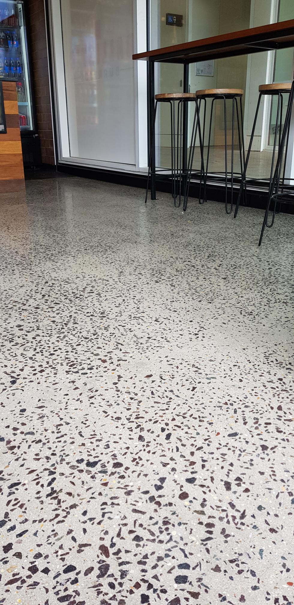 Medium Exposure Concrete Finish