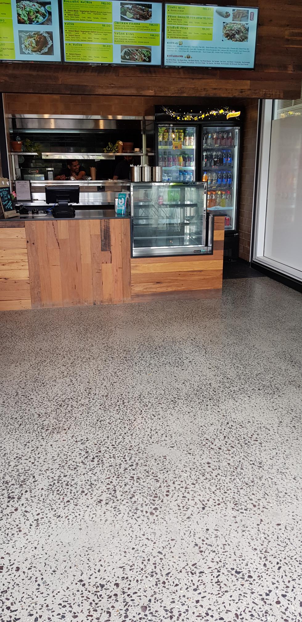 Medium Exposure Concrete Finish